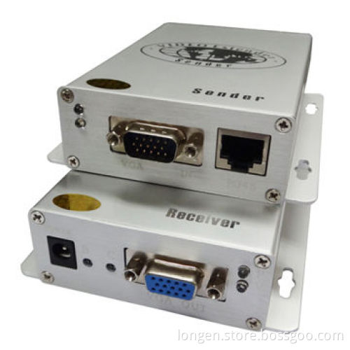 200m VGA/Audio Signal Extender, Using Single CAT 5/CAT 5E/CAT 6 Cable to Extend Signal, Saves CostNew
